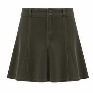 ATHLETA WOMENS SHORT CORDUROY SKIRT GREEN SIZE 2